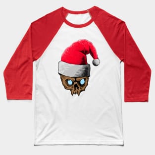 Skull santa Baseball T-Shirt